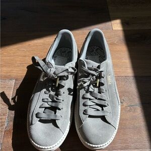 Puma suede platform sneakers